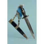 A 'reenactors' chained SS dress dagger