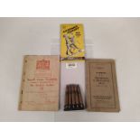 Three WWII booklets, Small Arms Training (The Machine Carbine 1944),
