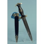 A German (PATTERN) dress dagger with sheath