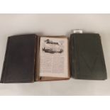 Three WWII era bound volumes of 'The Aeroplane Spotter'