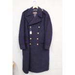 A mid 20th Century Naval overcoat,