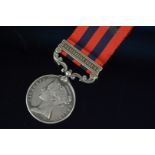 An India General Service medal with Waziristan 1894-5,