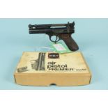 A Webley & Scott 'Premier' .22 cal air pistol (E Series Batch No.