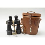 A pair of WWII era (dated 1941) binoculars marked (Bino Prism No.