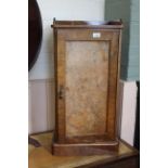 A Victorian walnut pot cupboard,