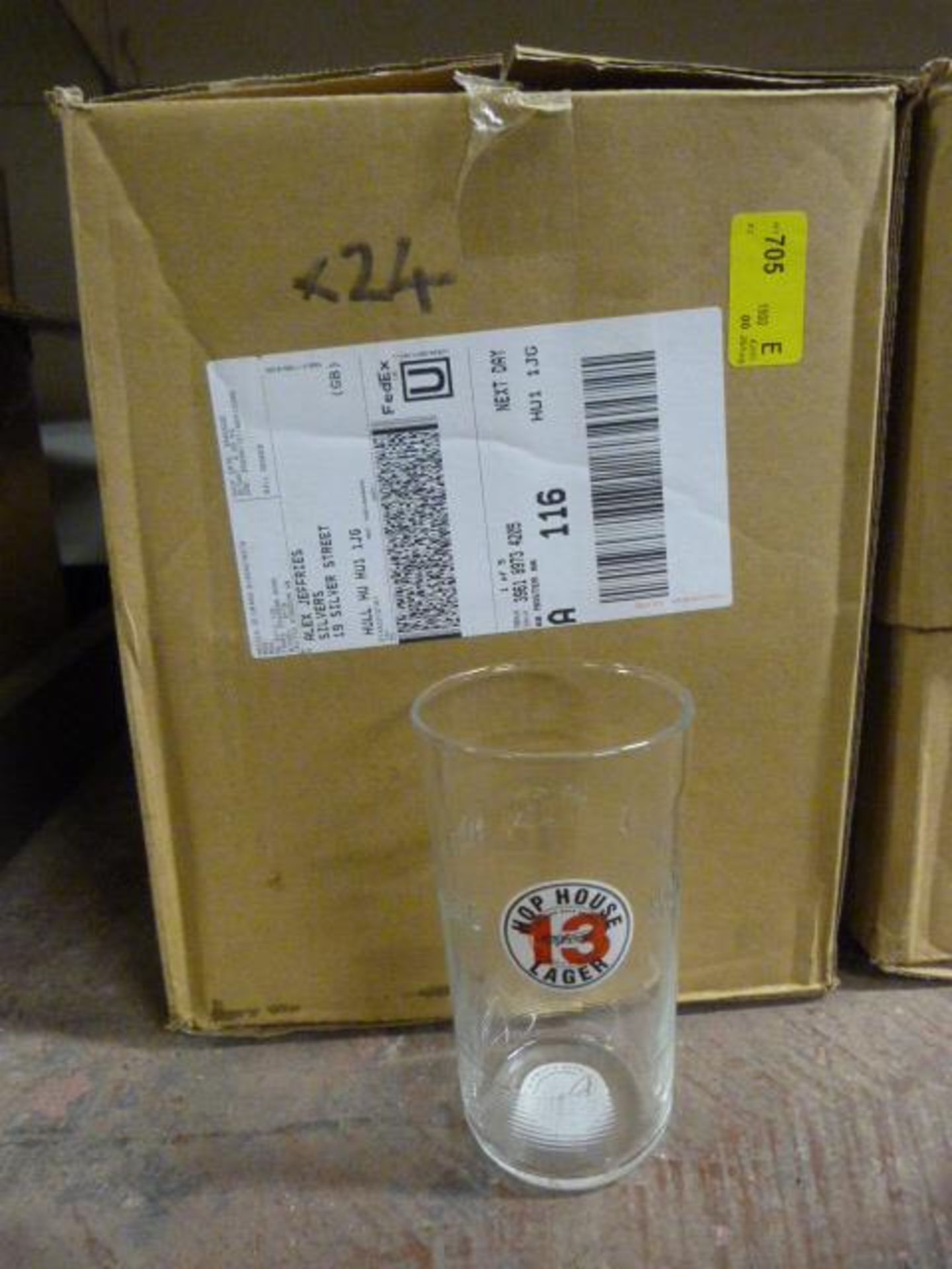 *24 Hop House Larger Pint Glasses