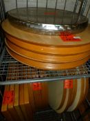 *Mixed Lot of 26 Round & Square Table Tops - Various Sizes