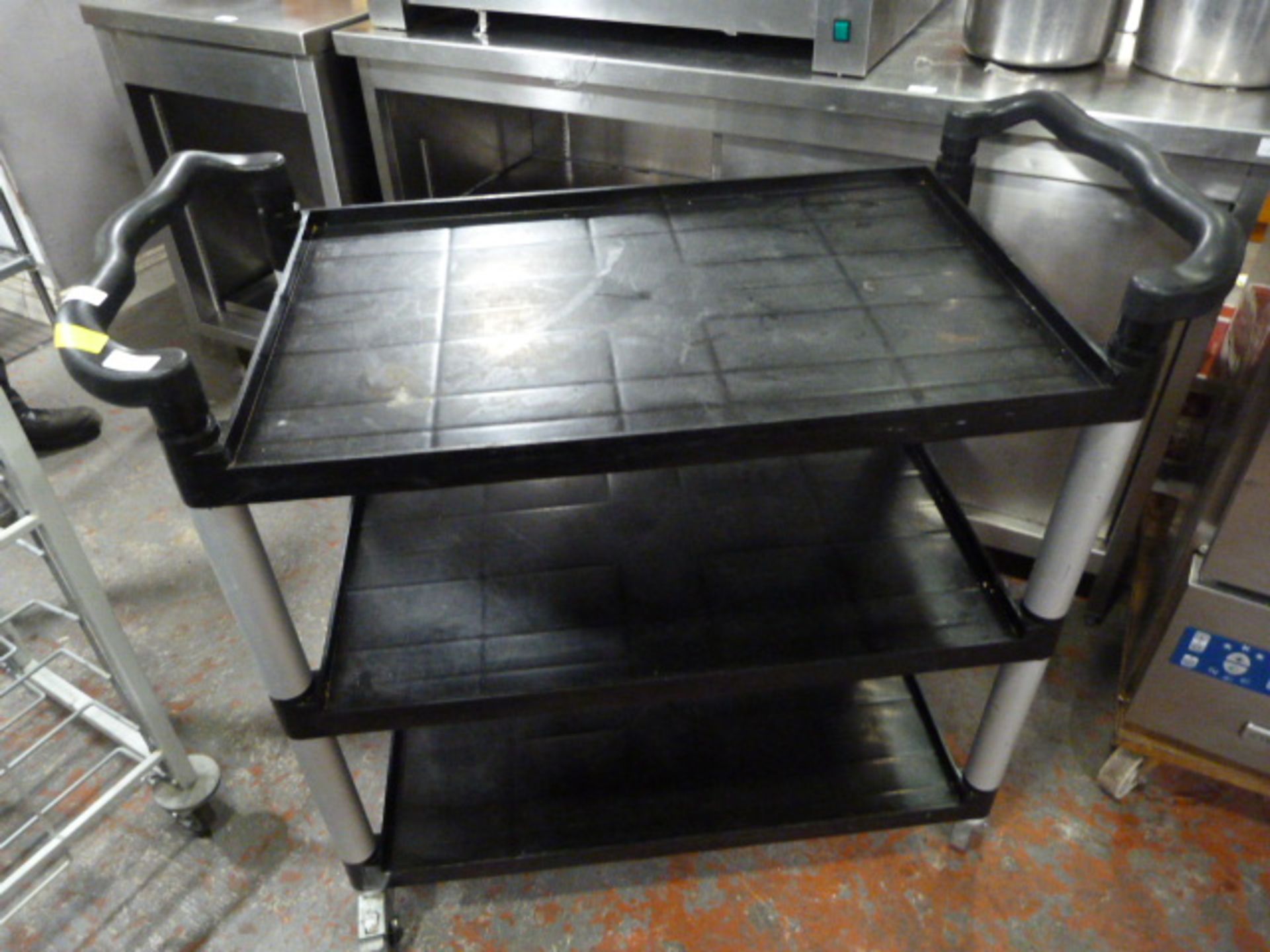 *Three Tier Catering Trolley