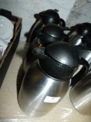 *Three Small Insulated Steel Coffee Jugs