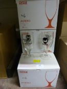 *4 Boxes of 6 Aviero Half Pint Glasses