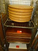 *Mixed Lot of Round & Square Table Tops - 11 - 60cm Diameter and 16 - 60x60cm