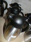 *Three Small Insulated Steel Coffee Jugs