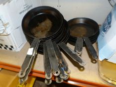 *18 Black Iron Sauté Pans