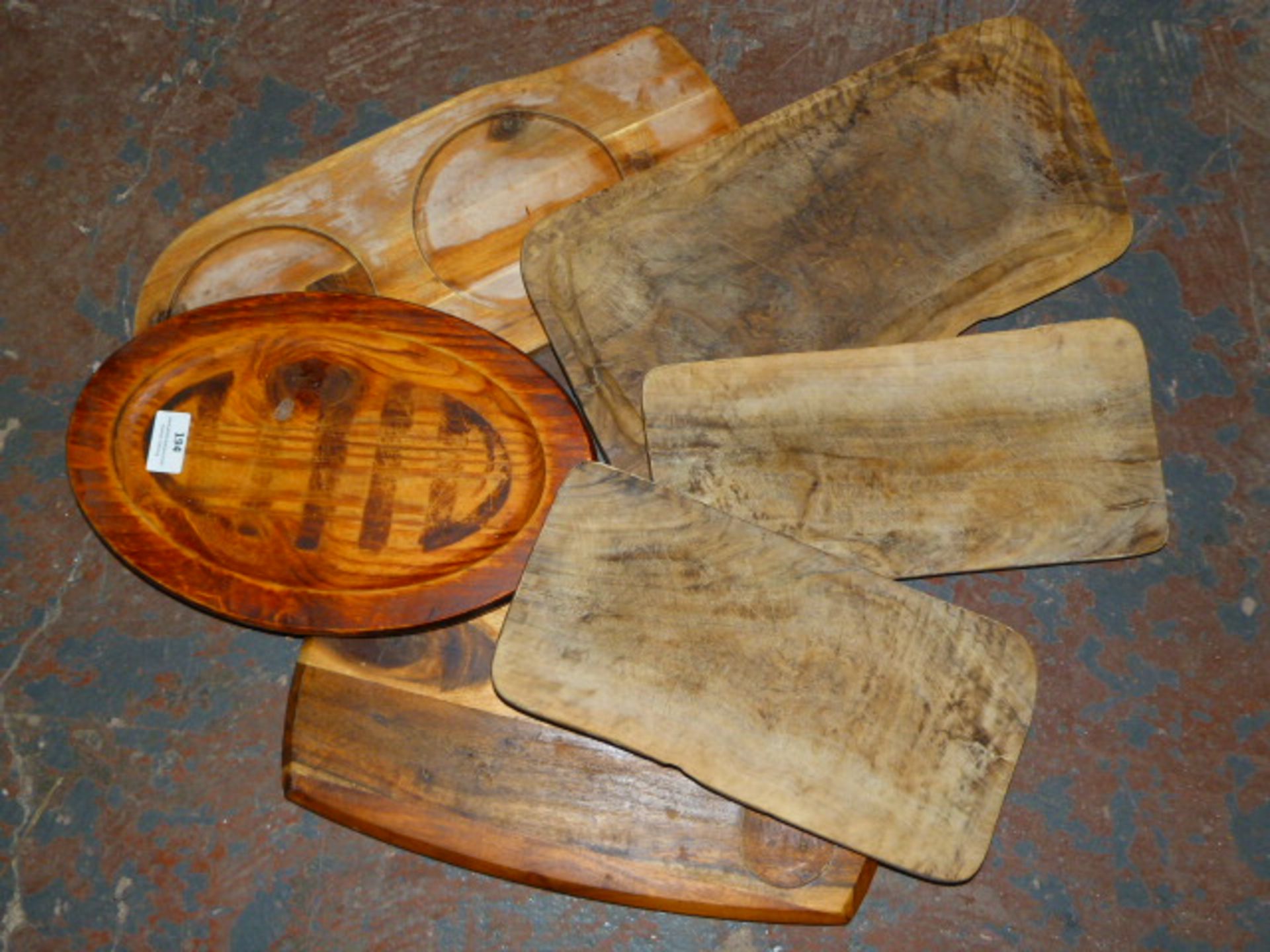 *6 Assorted Chopping Boards & Serving Boards