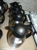 *Four Small Insulated Steel Coffee Jugs