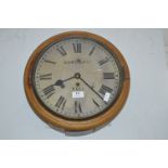 Victorian Wall Clock - Howe Brother of Hull