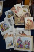 Assorted Victorian Prints, Etchings and Engravings