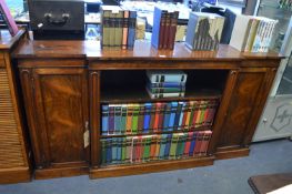 William IV Mahogany Breakfront Bookcase