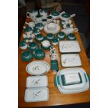 Denby Greenwheat Pattern Dining Set