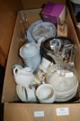 Assorted Pottery and Glassware, Commemorative Items, etc.