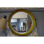 1950's Circular Beveled Edge Wall Mirror