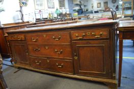 18th Century Oak Low Dresser