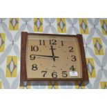 Retro Wall Clock by Rhythm