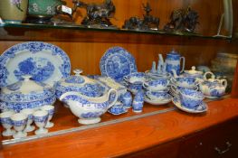 Forty Five Pieces of Copeland Spode; Teapots, Tureens, Cheese Dishes, Plates, etc.