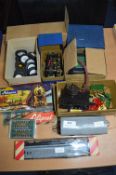 Model Railway Accessories, Meccano Transformers, Railway Carriages, etc.