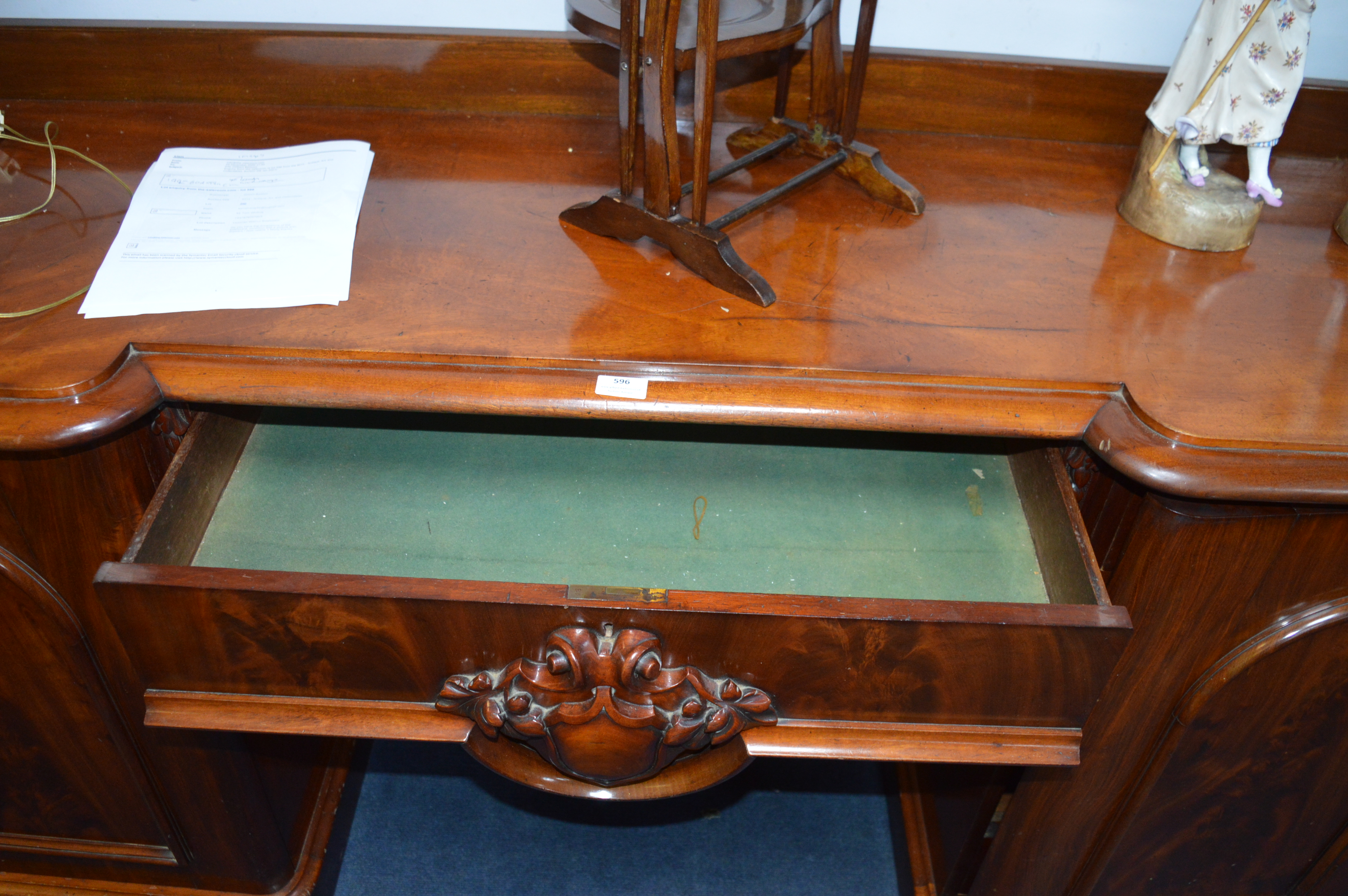 Victorian Walnut Sideboard - Image 6 of 8