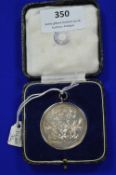 Hallmarked Silver Academic Medallion - Birmingham 1946, ~30g