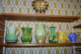 Retro Vases by Shelly, Carlton Ware, Crown Devon, etc.