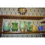 Retro Vases by Shelly, Carlton Ware, Crown Devon, etc.