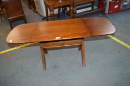 Small Retro Teak Drop Leaf Coffee Table