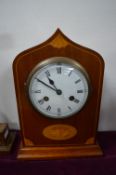 Edwardian Inlaid Mantel Clock