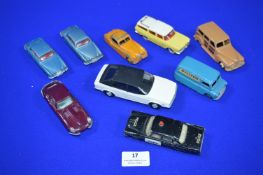 Playworn Dinky Diecast Cars