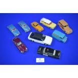 Playworn Dinky Diecast Cars