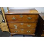 18th Century Secretaire with Drop Down Bureau Front and Two Drawers