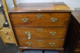 18th Century Secretaire with Drop Down Bureau Front and Two Drawers