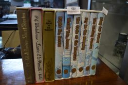 Folio Society P.G. Woodhouse Jeeves in Worcester plus Three Other Volumes