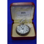 Ladies Silver Pocket Watch