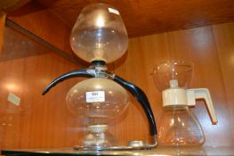 Cona Size: D 1960's Glass Coffee Percolator