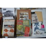 Vintage Bulldozer Catalogues plus Sailing and Flying Books & Ephemera