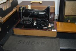 Singer Electric Sewing Machine with Rubber Mat and Carry Case