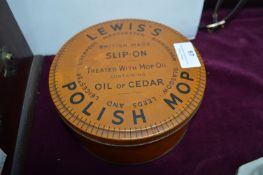 Vintage Lewis's Polish Mop Tin