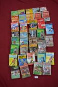 Thirty Six Sunday Newspaper Football Annuals 1940's - 70's