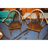 Pair of Ercol Carver Dining Chairs