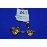 9ct Gold Charm of a Moped ~6g