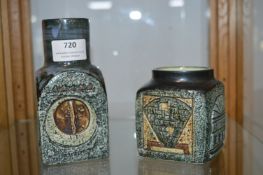 Two Small Troika Vases