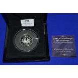 HRH Prince George Cambridge Silver Piedfort Commemorative Crown